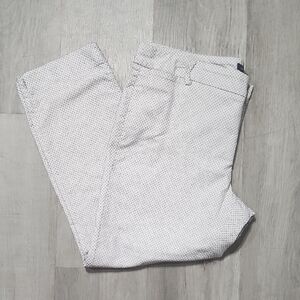 Tommy Hilfiger White Patterned Chinos